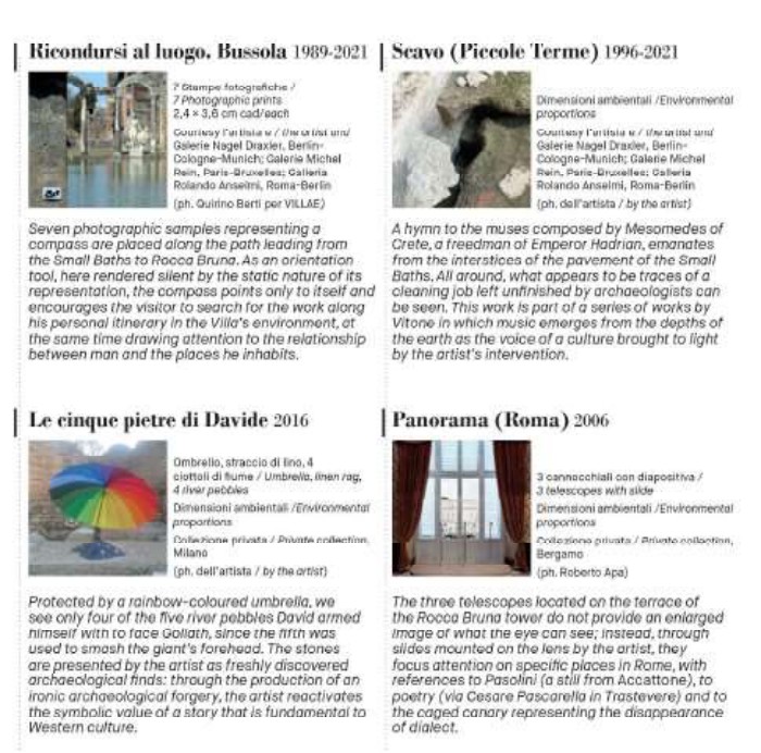Luca Vitone. Io, Villa Adriana · Document 1, p. 18